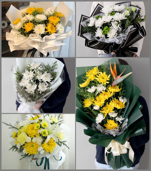 广东梅州市丰顺县潭江镇白事花束代送